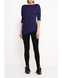 Женский темно-синий свитер с круглым вырезом от Rinascimento