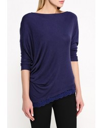 Женский темно-синий свитер с круглым вырезом от Rinascimento