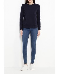 Женский темно-синий свитер с круглым вырезом от River Island