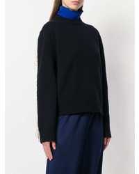 Женский темно-синий свитер с круглым вырезом от Calvin Klein 205W39nyc