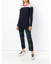 Женский темно-синий свитер с круглым вырезом от Barbour