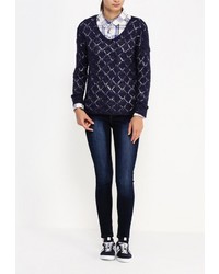 Женский темно-синий свитер с круглым вырезом от Roxy