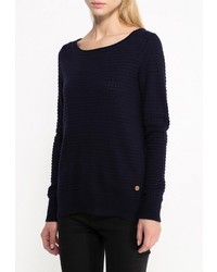 Женский темно-синий свитер с круглым вырезом от s.Oliver