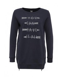 Женский темно-синий свитер с круглым вырезом от Sela