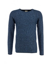 Мужской темно-синий свитер с круглым вырезом от Selected Homme