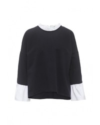 Женский темно-синий свитер с круглым вырезом от Sense