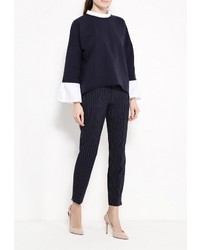 Женский темно-синий свитер с круглым вырезом от Sense