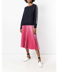 Женский темно-синий свитер с круглым вырезом от Missoni