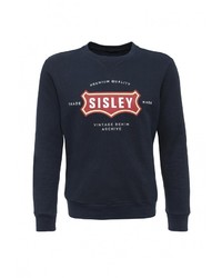 Мужской темно-синий свитер с круглым вырезом от Sisley
