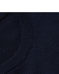 Мужской темно-синий свитер с круглым вырезом от J.Crew
