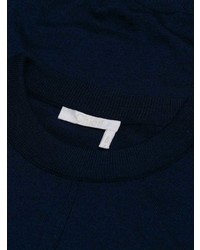 Женский темно-синий свитер с круглым вырезом от Chloé