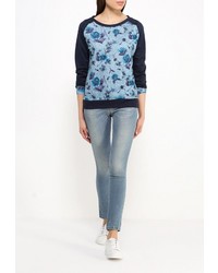 Женский темно-синий свитер с круглым вырезом от Smash