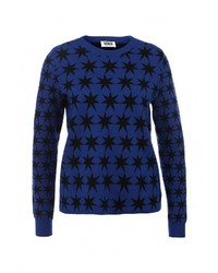 Женский темно-синий свитер с круглым вырезом от Sonia By Sonia Rykiel