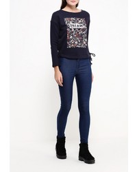 Женский темно-синий свитер с круглым вырезом от SPRINGFIELD