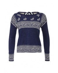 Женский темно-синий свитер с круглым вырезом от SPRINGFIELD