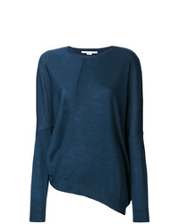 Женский темно-синий свитер с круглым вырезом от Stella McCartney