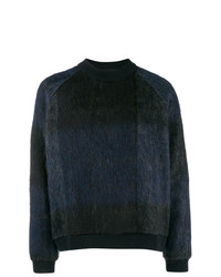 Мужской темно-синий свитер с круглым вырезом от Stephan Schneider