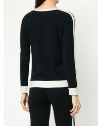 Женский темно-синий свитер с круглым вырезом от Madeleine Thompson