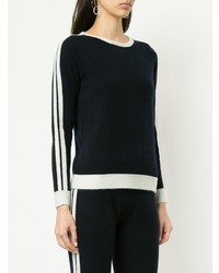 Женский темно-синий свитер с круглым вырезом от Madeleine Thompson