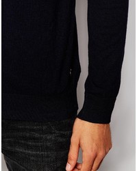 Мужской темно-синий свитер с круглым вырезом от Scotch & Soda