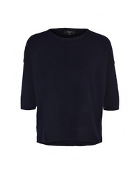 Женский темно-синий свитер с круглым вырезом от Sweewe