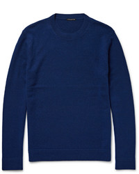 Мужской темно-синий свитер с круглым вырезом от Theory