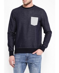 Мужской темно-синий свитер с круглым вырезом от Tommy Hilfiger