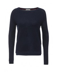 Женский темно-синий свитер с круглым вырезом от Tommy Hilfiger Denim