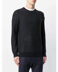 Мужской темно-синий свитер с круглым вырезом от Missoni
