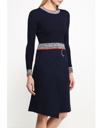 Женский темно-синий свитер с круглым вырезом от Topshop