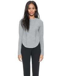 Женский темно-синий свитер с круглым вырезом от A.L.C.