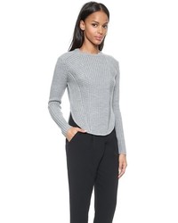 Женский темно-синий свитер с круглым вырезом от A.L.C.