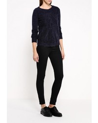 Женский темно-синий свитер с круглым вырезом от Vero Moda