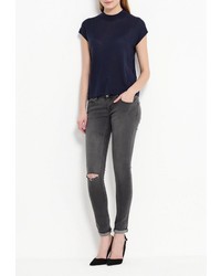 Женский темно-синий свитер с круглым вырезом от Vero Moda