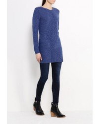 Женский темно-синий свитер с круглым вырезом от Vis-a-Vis