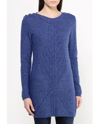 Женский темно-синий свитер с круглым вырезом от Vis-a-Vis