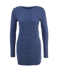 Женский темно-синий свитер с круглым вырезом от Vis-a-Vis