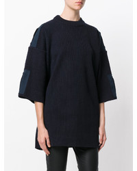 Женский темно-синий свитер с круглым вырезом от Y/Project