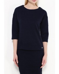 Женский темно-синий свитер с круглым вырезом от Zarina