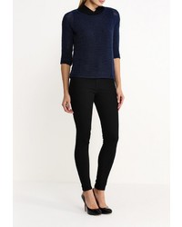 Женский темно-синий свитер с круглым вырезом от Zarina