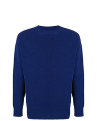 Мужской темно-синий свитер с круглым вырезом от Zucca