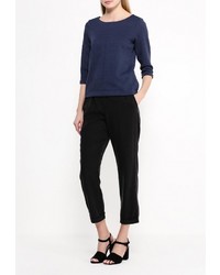 Женский темно-синий свитер с круглым вырезом от Спартак