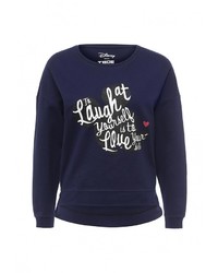 Женский темно-синий свитер с круглым вырезом от Спартак