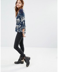 Мужской темно-синий свитер с принтом от G Star