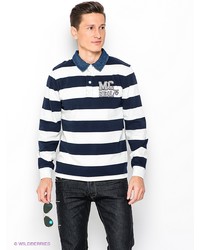 Мужской темно-синий свитер с принтом от MC NEAL