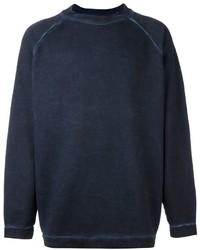 Мужской темно-синий свитер с принтом от Off-White