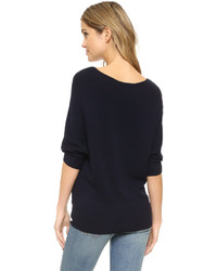 Женский темно-синий свитер от Vince