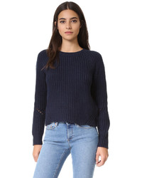 Женский темно-синий свитер от 360 Sweater