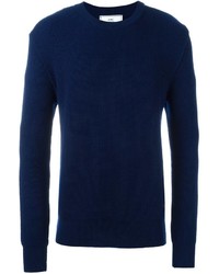 Мужской темно-синий свитер от AMI Alexandre Mattiussi