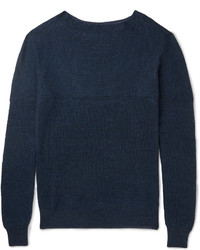 Мужской темно-синий свитер от Bottega Veneta